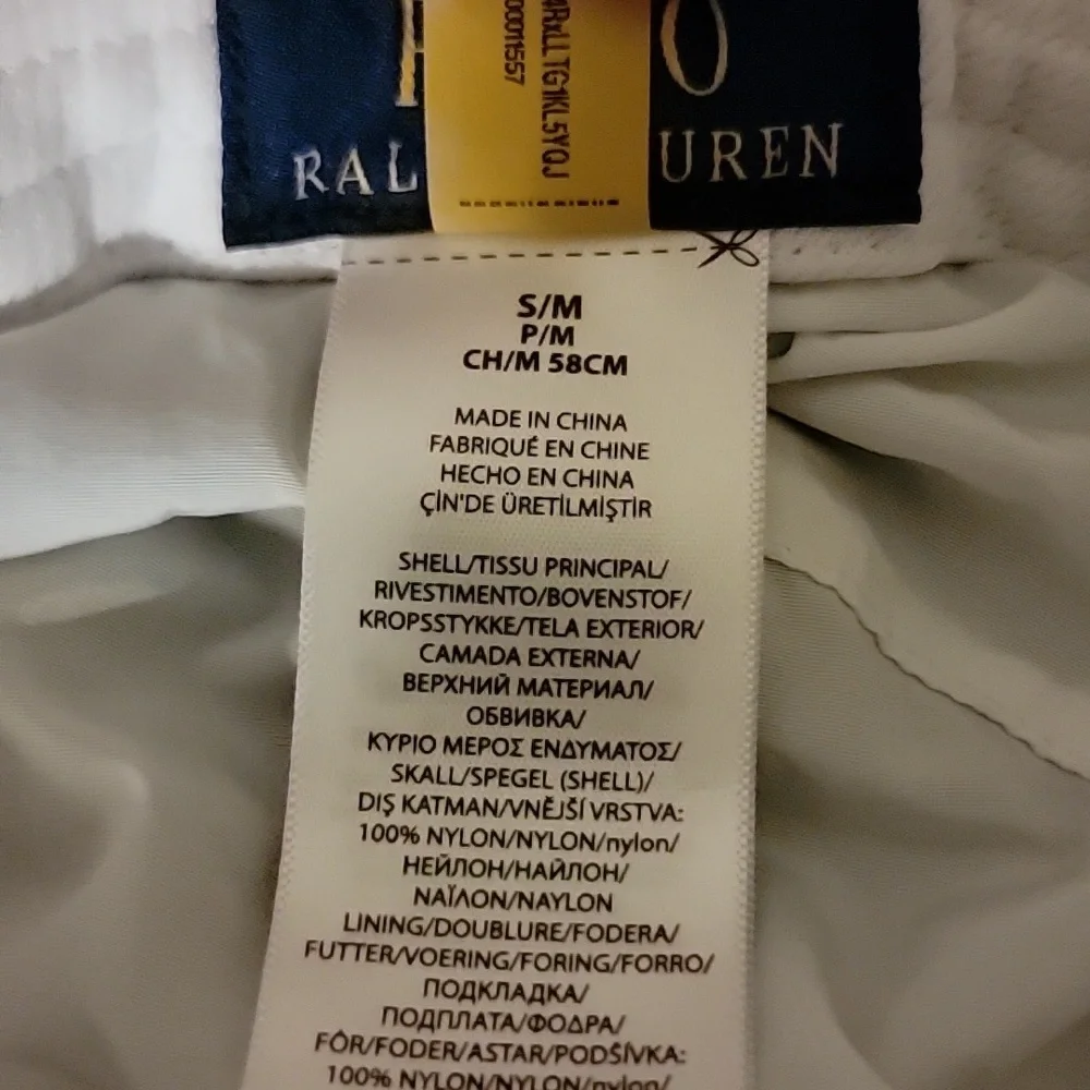 NWOT Polo Ralph Lauren Sise Pocket Adjustable Bucket Hat - Multi - Picture 3 of 6